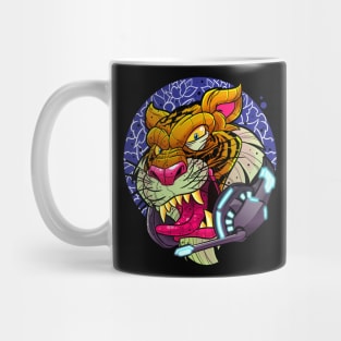 tiger flower Mug